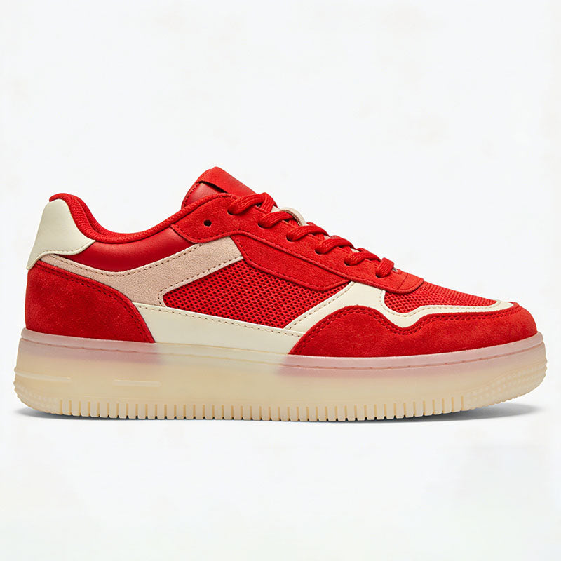 Vibrant Color Block Women's Lifestyle Sneakers