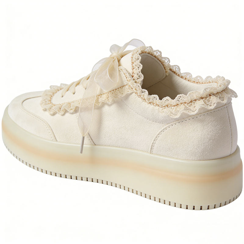 Women's Lifestyle Sneakers with Lace Details