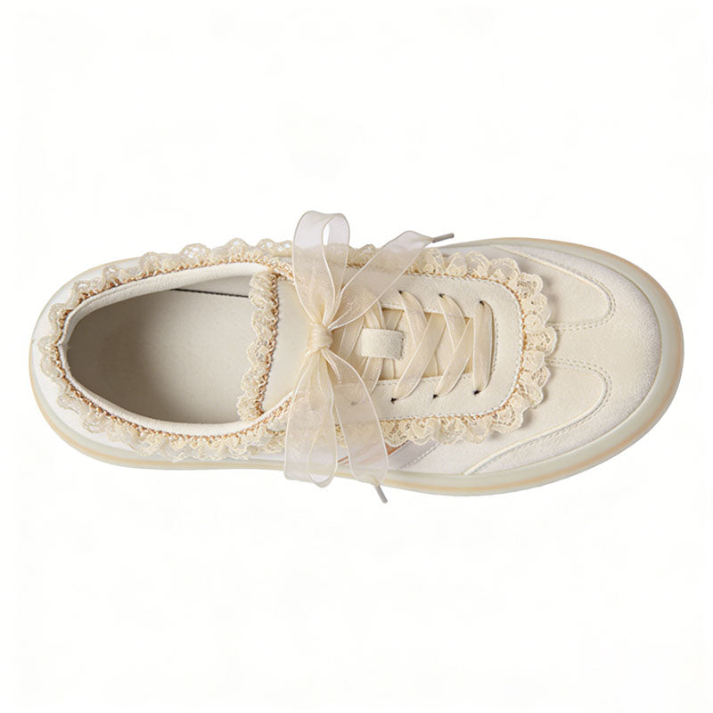 Women's Lifestyle Sneakers with Lace Details