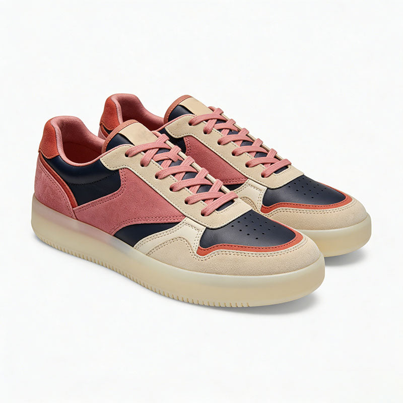 Retro Color Block Women's Lifestyle Sneakers