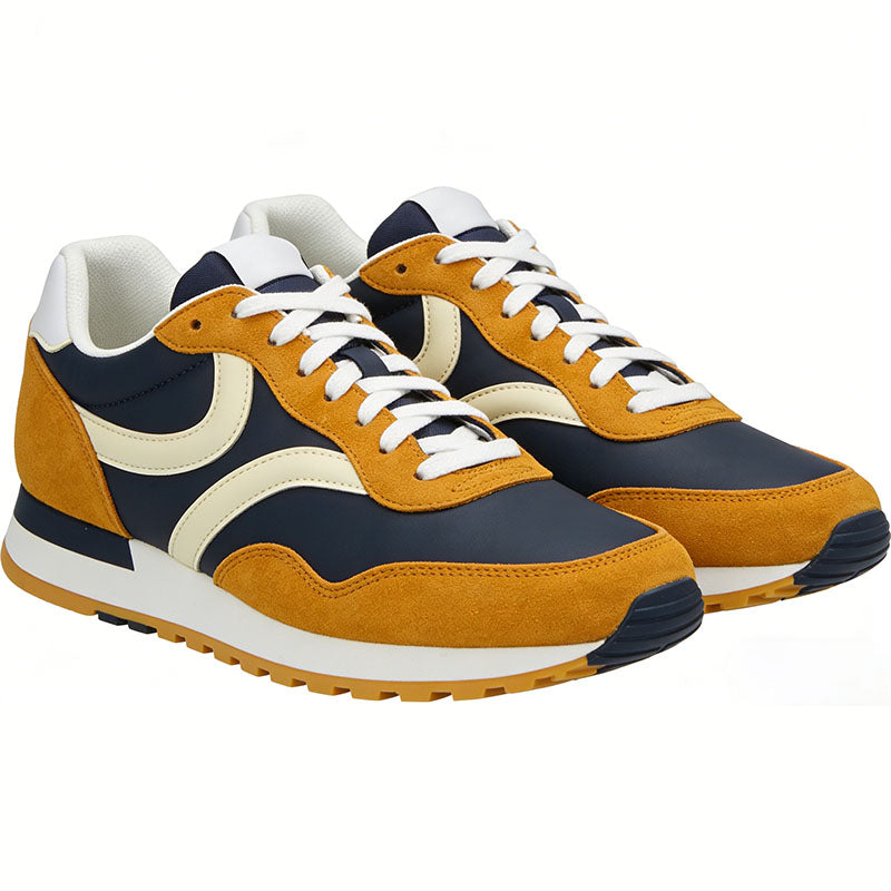 Breathable Retro Color-Blocked Women's Runners