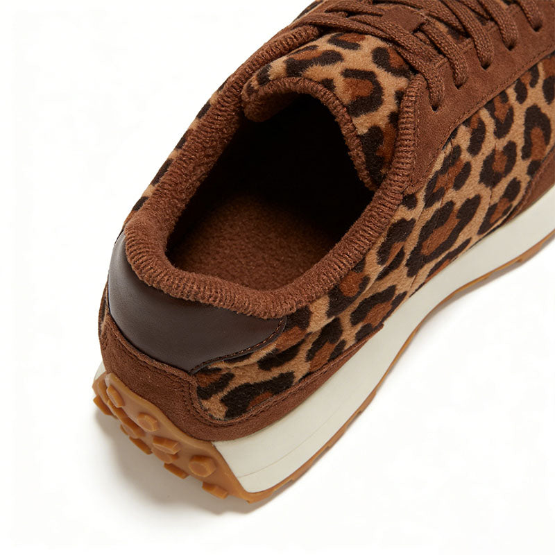 Stylish Leopard Print Women's Runners