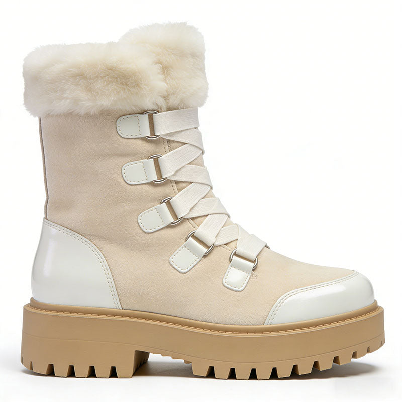 Simple Plush Women's Snow Boots