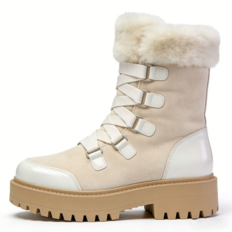 Simple Plush Women's Snow Boots