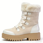 Simple Plush Women's Snow Boots