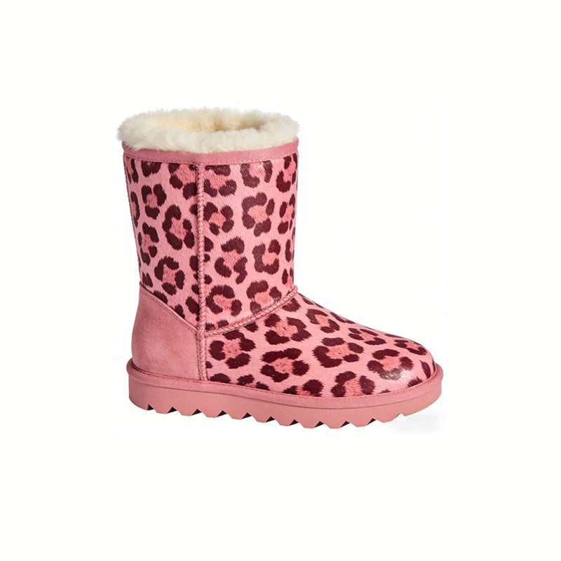 Leopard Print Fashion Women's Snow Boots
