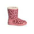 Leopard Print Fashion Women's Snow Boots