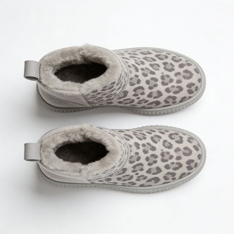 Exquisite Leopard Print Women's Snow Boots
