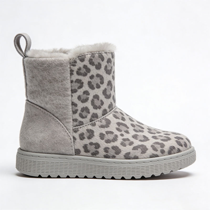 Exquisite Leopard Print Women's Snow Boots