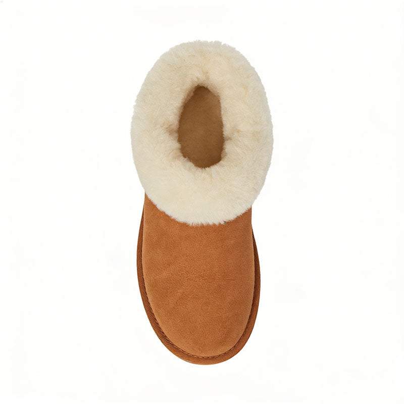 Simple Plush Lined Women's Snow Boots