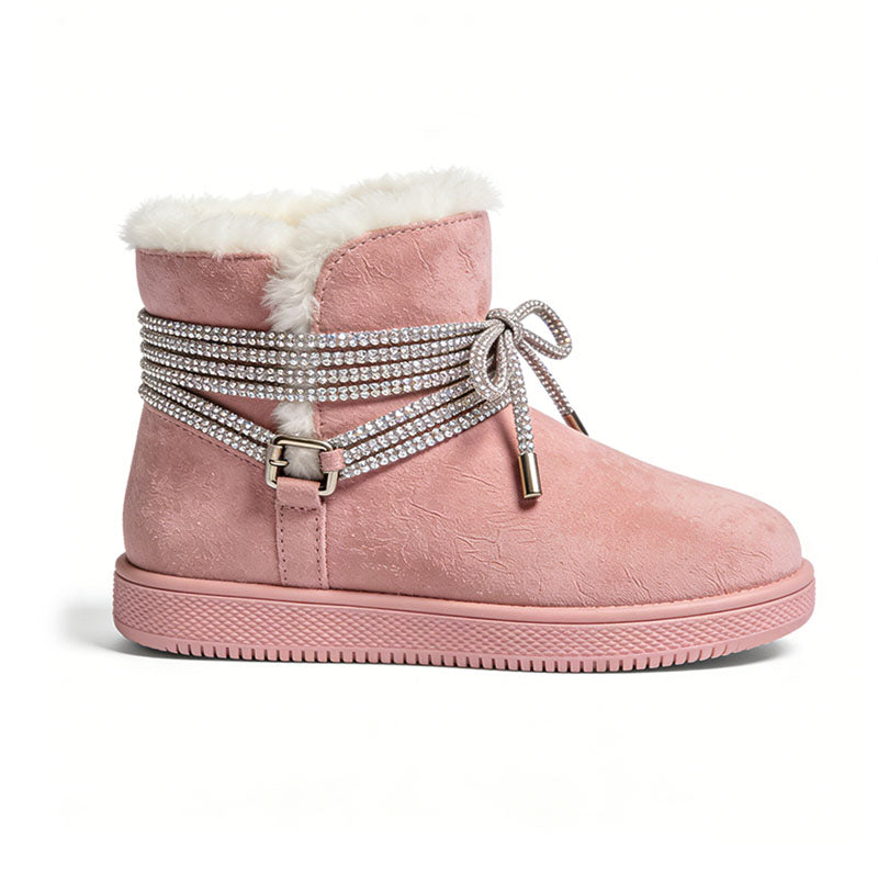 Sweet Lace-up Decoration Women's Snow Boots