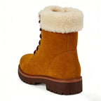 Warm Plush Lace-up Women's Snow Boots