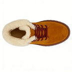 Warm Plush Lace-up Women's Snow Boots