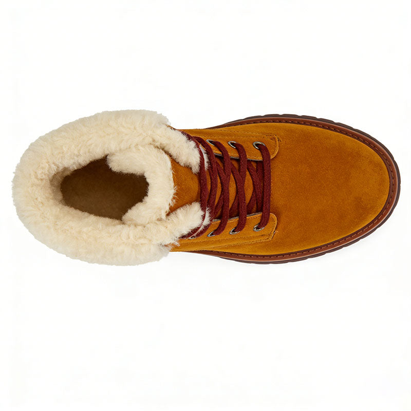 Warm Plush Lace-up Women's Snow Boots