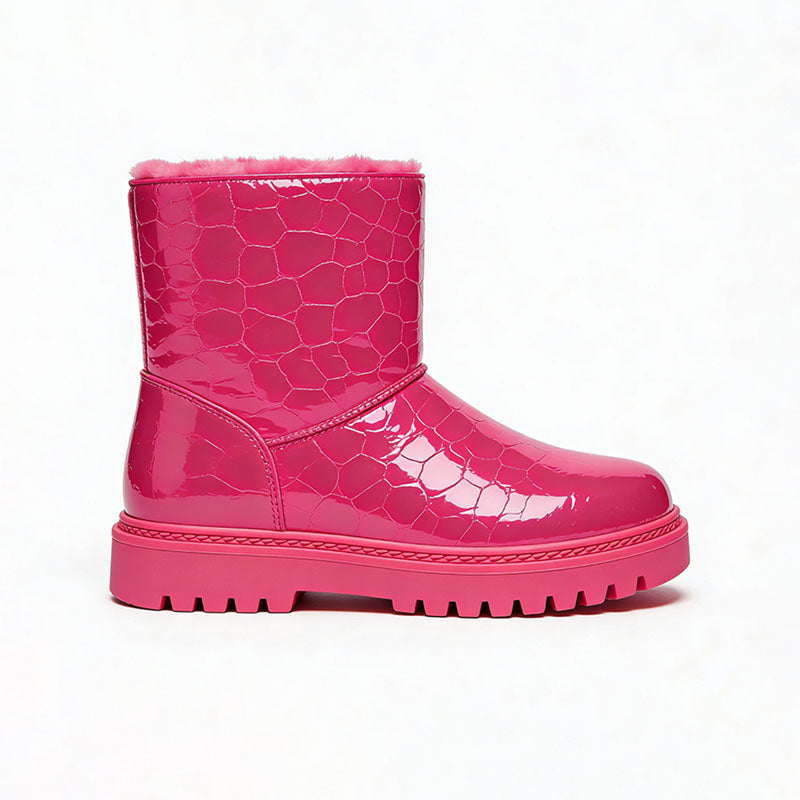Unique Glossy Fashion Women's Snow Boots