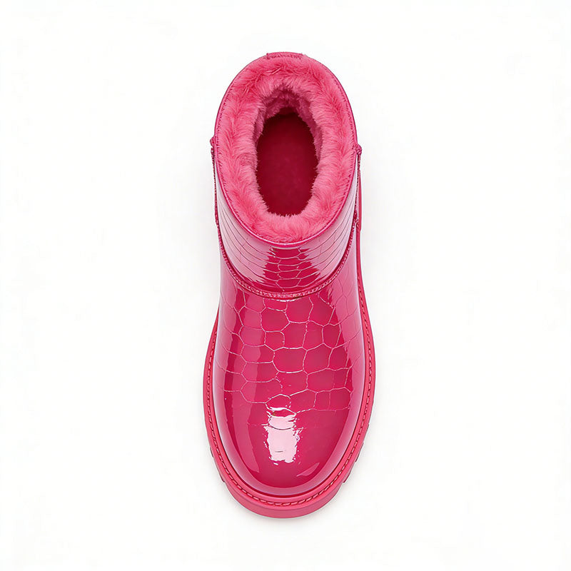 Unique Glossy Fashion Women's Snow Boots