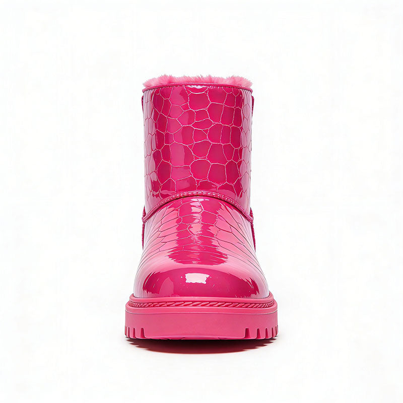 Unique Glossy Fashion Women's Snow Boots