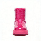 Unique Glossy Fashion Women's Snow Boots