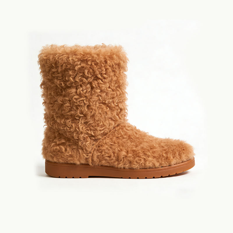 Soft and Plush Short Women's Snow Boots