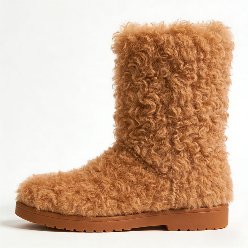 Soft and Plush Short Women's Snow Boots