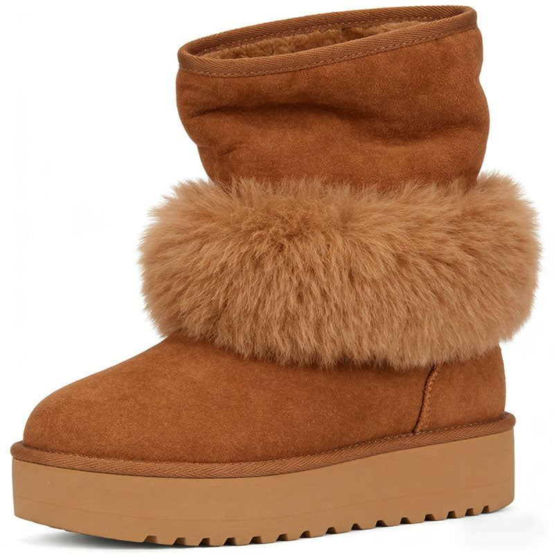 Soft and Plush Women's Snow Boots