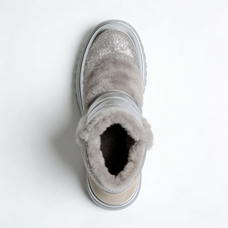 Unique Glossy Women's Snow Boots