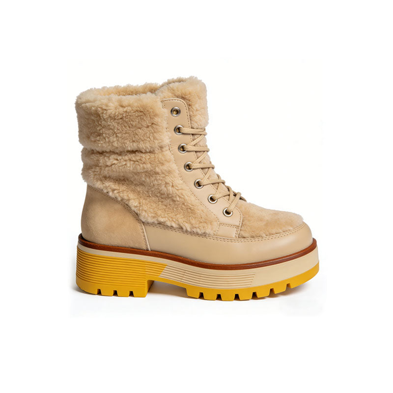 Lace-up Platform Women's Snow Boots