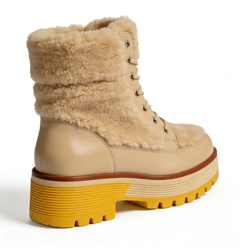 Lace-up Platform Women's Snow Boots