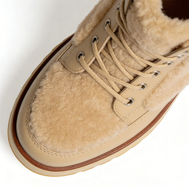 Lace-up Platform Women's Snow Boots